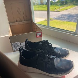 Clark shoes size 9.5m Cowley Faye black snake